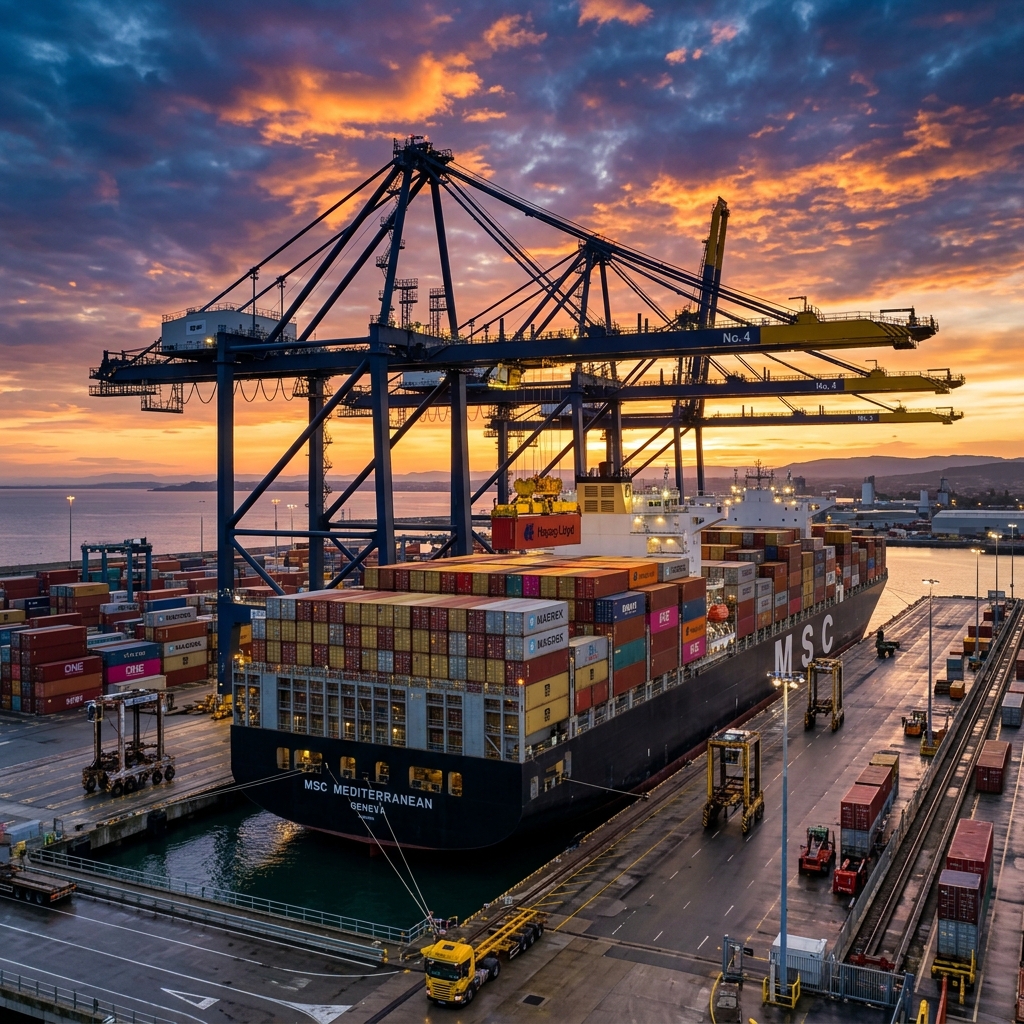 DHT Express Courier & Logistics Company☑️ ocean container terminal port operations